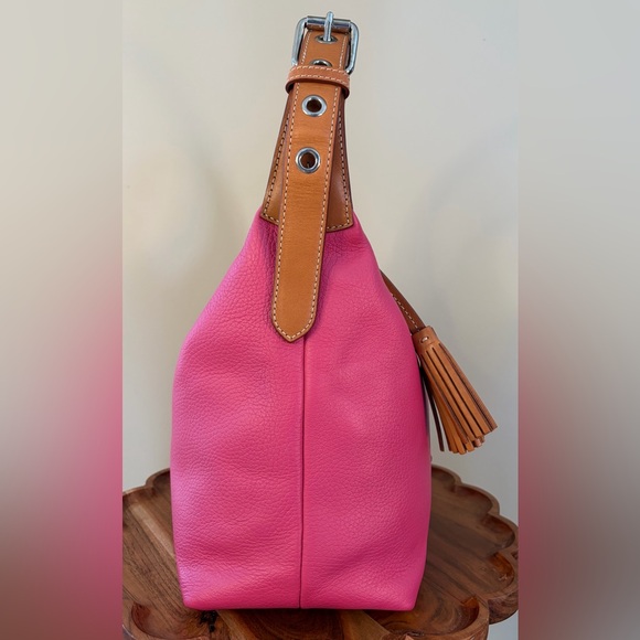 Dooney & Bourke Paige Sac Pink Pebble Grain Leather - Picture 12 of 17